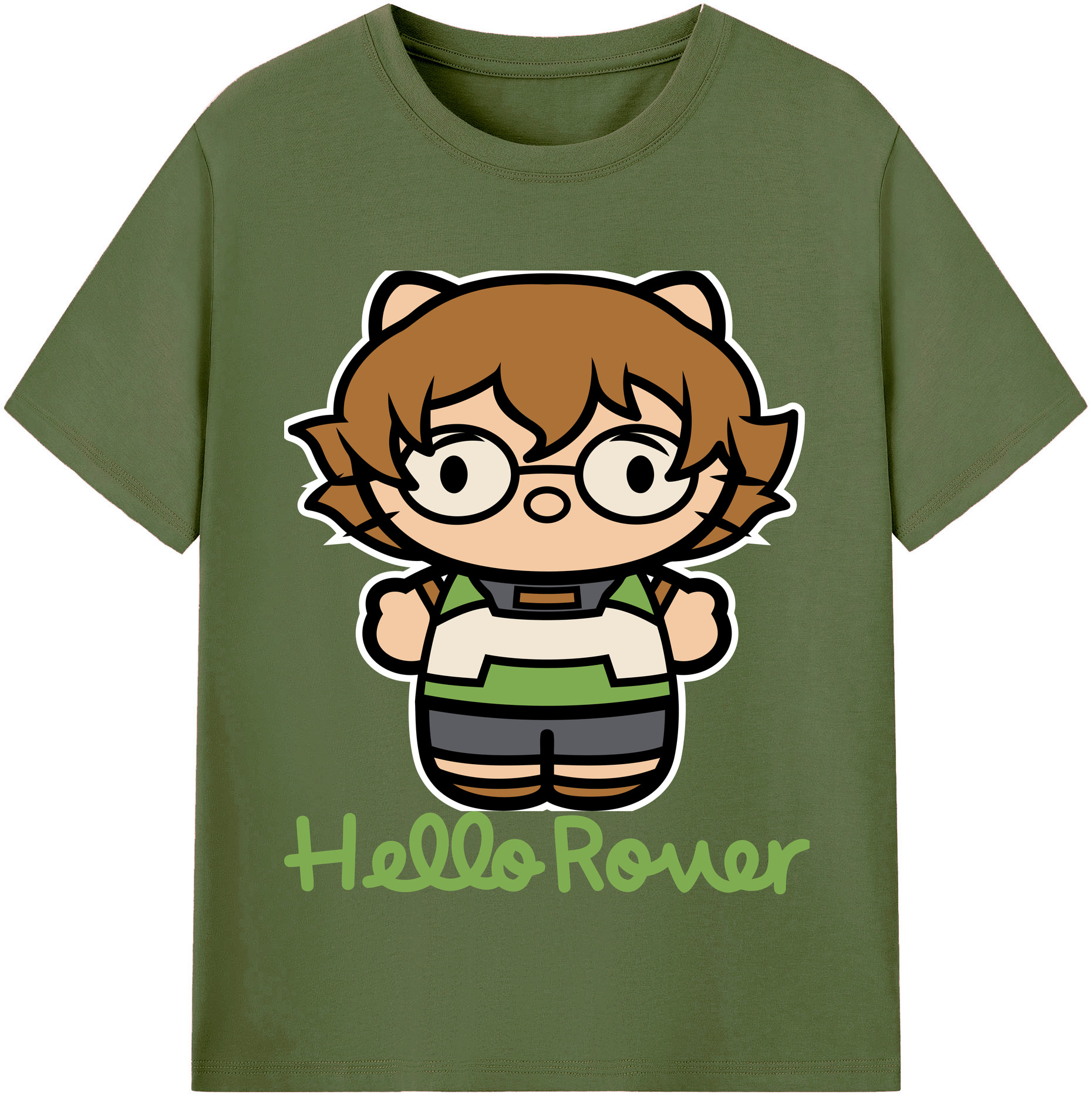 （画像用） Hello Kitty ハローキティ 綿100％半袖Tシャツ（フロントプリント）